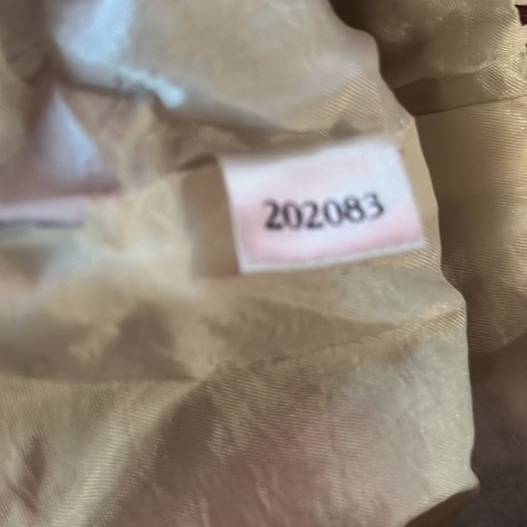 LOFT Skirt A-Line Midi Pinstripe Mesh Hem Floral Applique Cotton Lined Maroon 0 - Picture 5 of 7